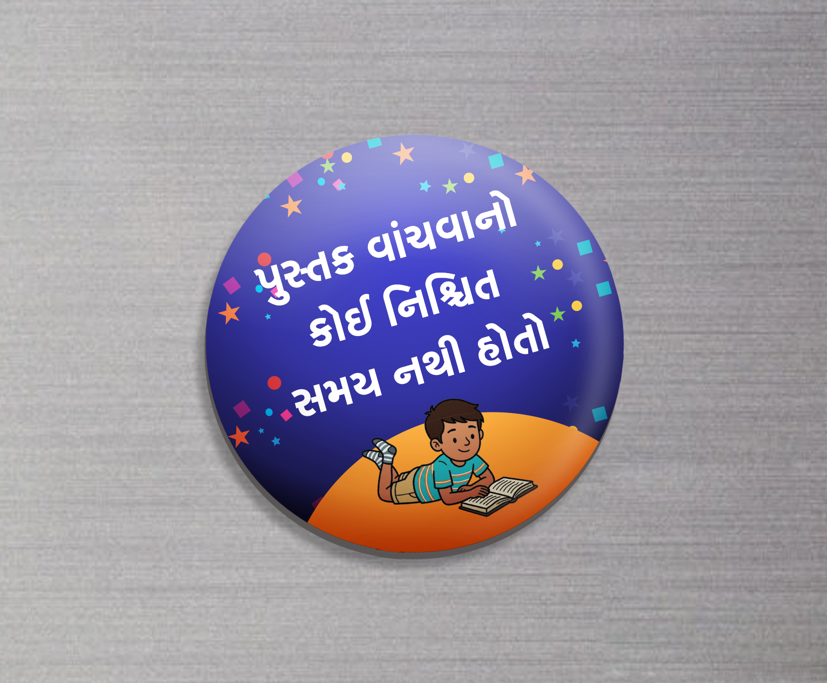 Round Fridge Magnet 3